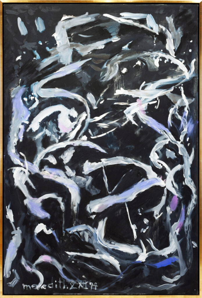 John Meredith, Eroica (1994), oil on canvas, 74 x 49 inches