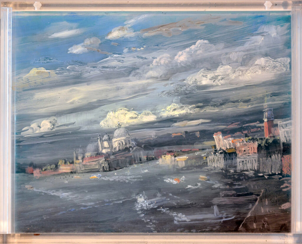 Martin Weinstein, Venice, Stormy Mornings, 2021, acrylics on multiple acrylic sheets