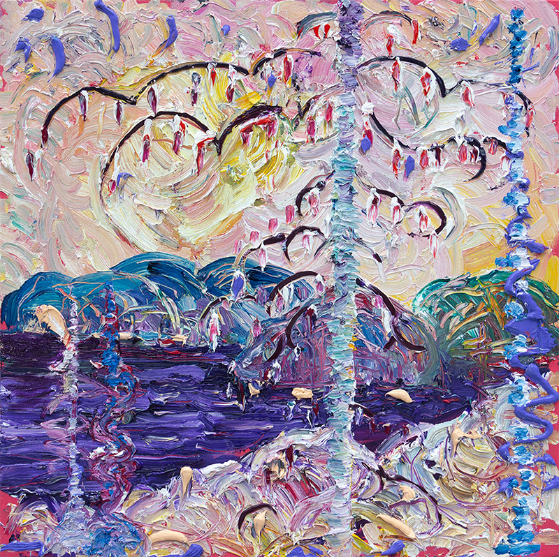 Alex Cameron, The Crashing Plane, 2015, oil on canvas. Courtesy the Bau-Xi Gallery, Toronto