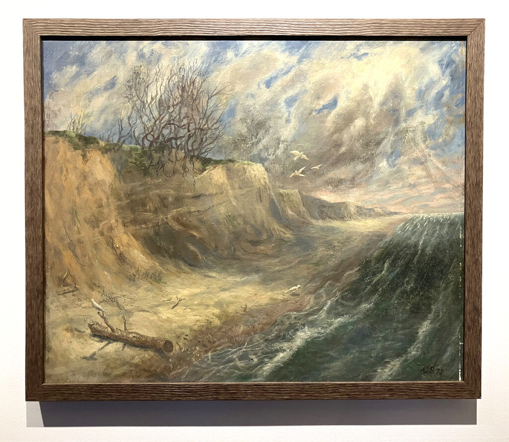 Seascape (1978), oil on masonite, 20 x 24 inches