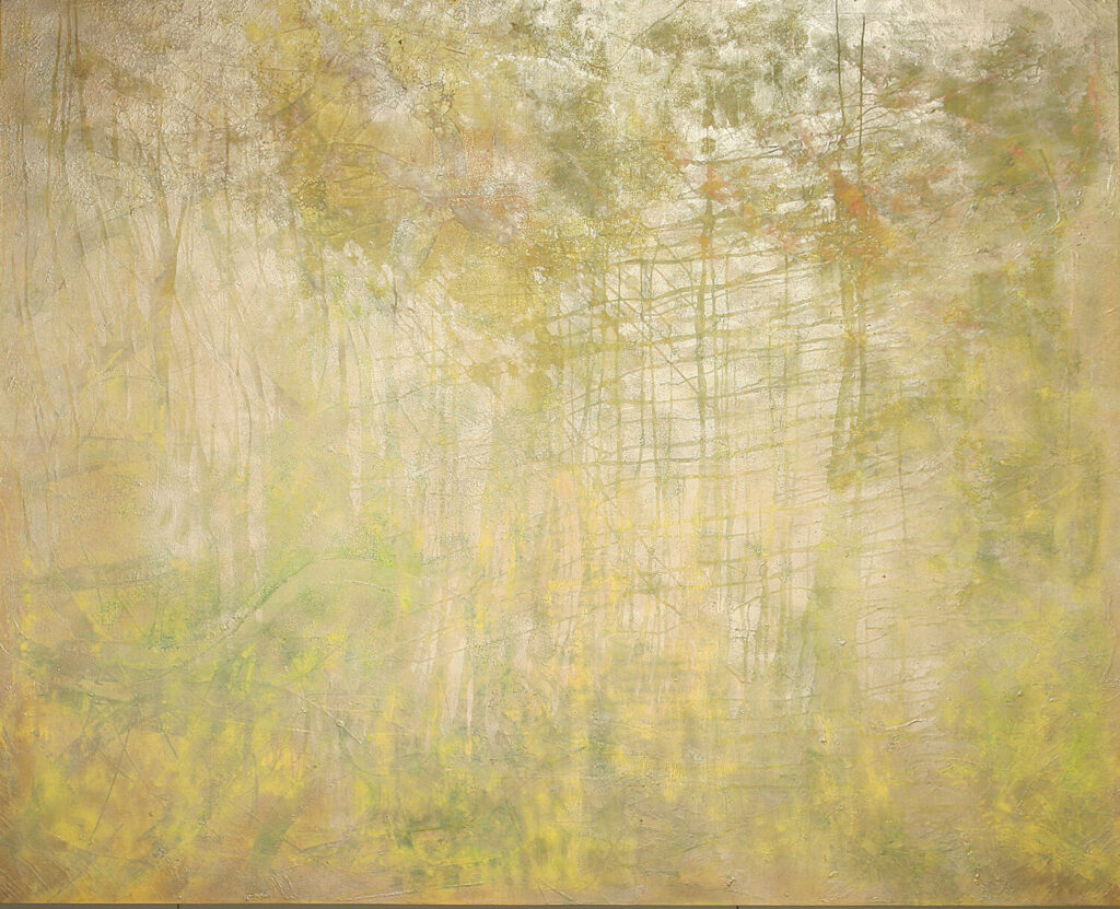 Murray Hochman, Large Polychrome No 5, 2002, aerosol paint on canvas, 96 x 84 in.