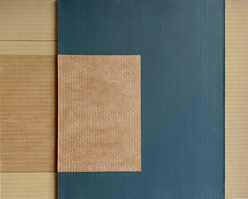 Mark Williams, PoC 47, 2022, oil, acrylic & pencil on cardboard, 24 x 30 in, 61 x 76.2 cm