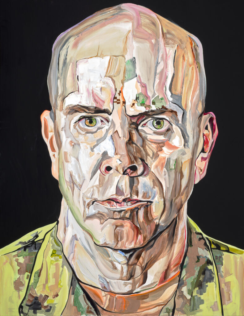 General Wayne Eyre 2025, Chief of the Defence Staff, Feb 2021 - June 2024, acrylic on canvas, 137.2 x 106.7 cm / 54 x 42 in