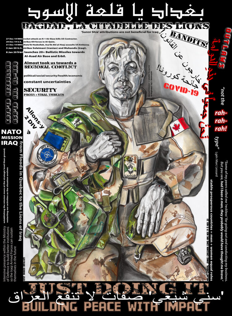 Just Doing It (Major-General J Carignan), 2020, Chief of the Defence Staff, Archival pigment print on Kodak Professional Inkjet Gloss Paper with matte film, 152  x 111.5 cm / 60 x 44 in