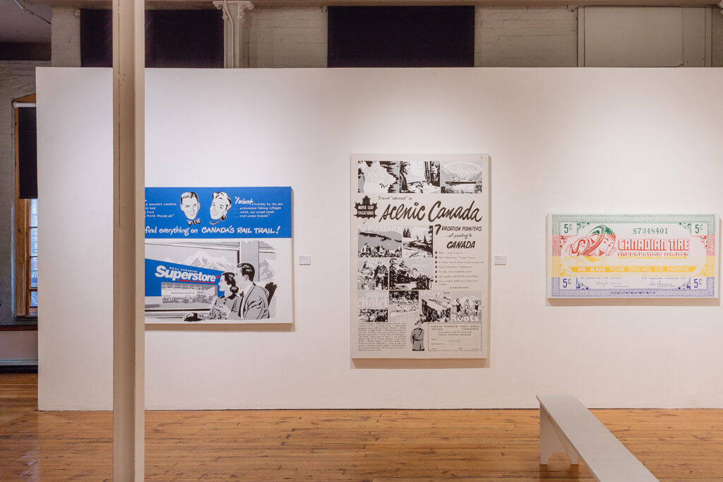 Christopher Rouleau's "Selling Canada" installation view