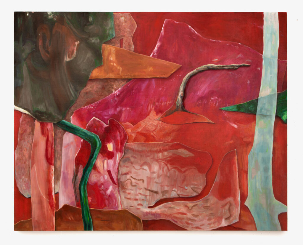 Amy Talluto, Alchemical Wasteland, 2021, oil on canvas, 40 x 50 inches (photo James Petrozzello)