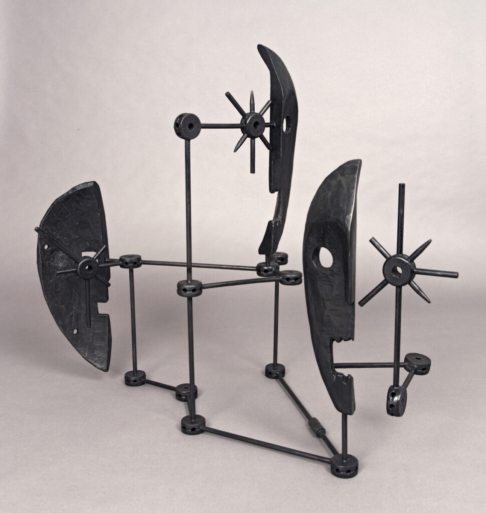 Bo Joseph, Caput Mortuum: Create Yourself from Darkness, 2018, bronze, 20 ¼ x 24 ⅝ x 11 inches, Collection of Eliane van Reesema (photo Bo Joseph)
