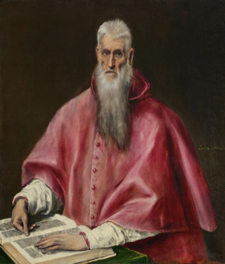 El Greco (1541-1614), St. Jerome, 1590-1600, Oil on canvas, 43-1/2 x 37-1/2 inches