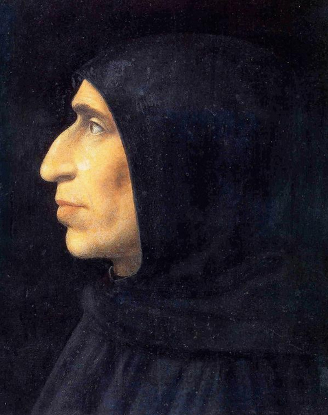 Fra Bartolomeo, Portrait of Girolamo Savonarola, 1498, oil on wood, 47 x 31 cm, Museo di Marco, Florence