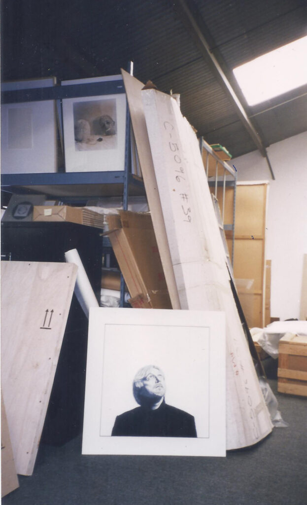 Steve Rockwell, Storage Bernett Miller, Bergamot Station, Santa Monica, 1997, photo by Steve Rockwell