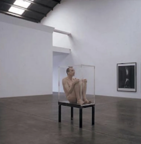 Skip Arnold, On Display, 1995, performed at Burnett Miller Gallery in Santa Monica