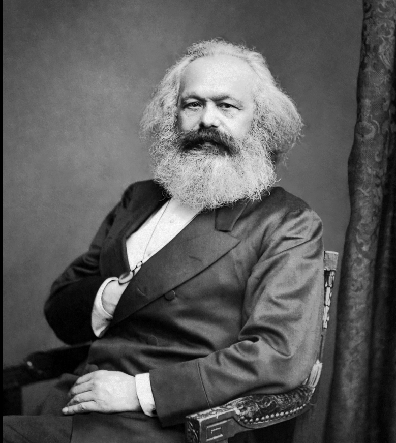 Karl Marx, 1875 photograph by John Jabez Edwin Mayall
