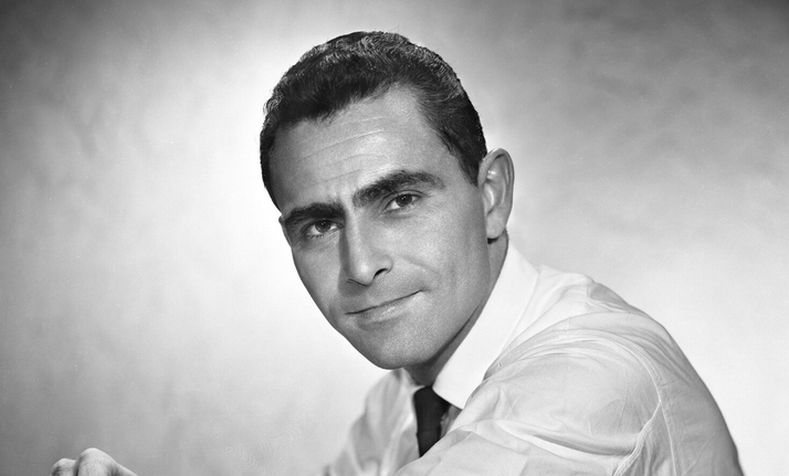 Rodman Edward Serling, born December 25, 1924, in Syracuse, New York, growing up mainly in Binghamton, New York
