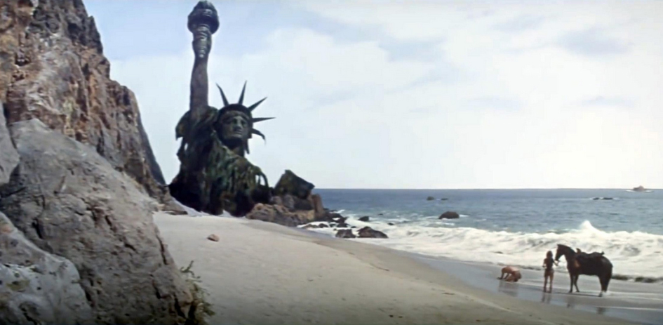 The Statue of Liberty reveal in the original Planet of the Apes (1968) was filmed at Point Dume/Westward Beach in Malibu, California