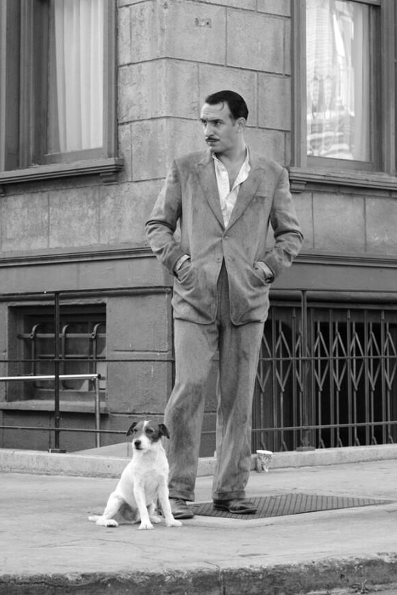 Michel Hazanavicius's The Artist (2011), starring Jean Dujardin and Bérénice Bejo (and Uggie). The film deliberately recreates the visual language of late-1920s silent Hollywood