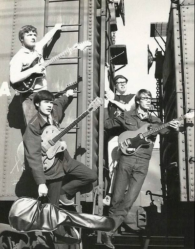 Neil Young and The High Flying Birds circa 1965
