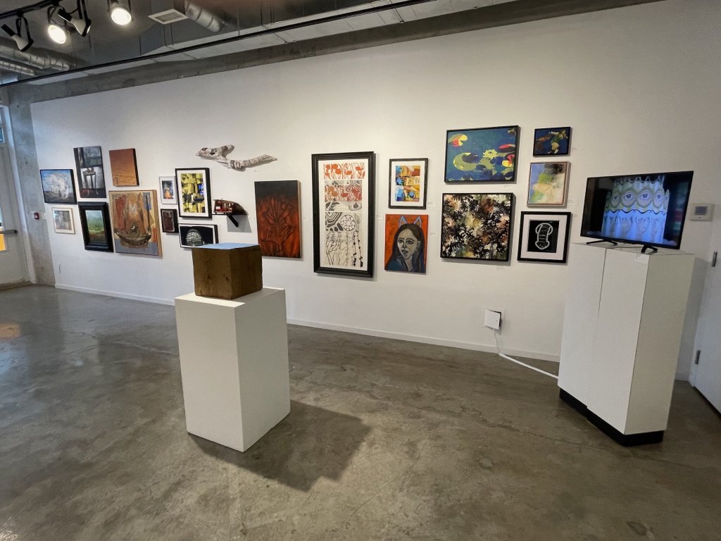 Installation view of Propeller 30 at Propeller Art Gallery
