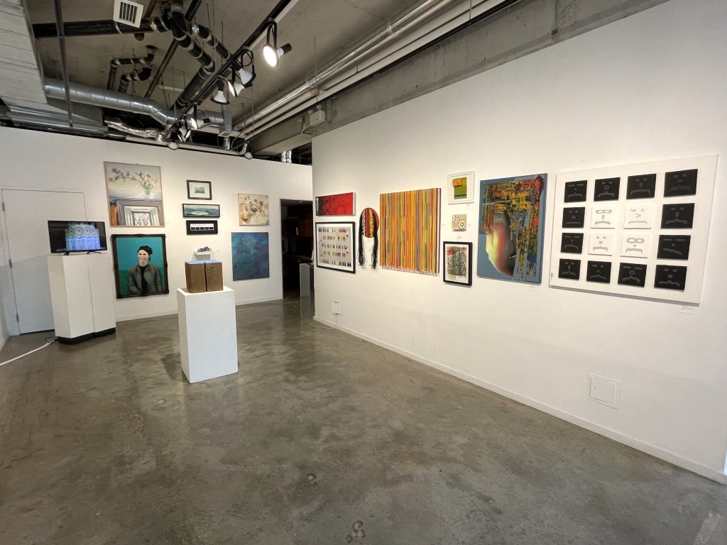Installation view of Propeller 30 at Propeller Art Gallery