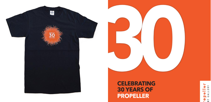 T-shirt (left) book cover (right)