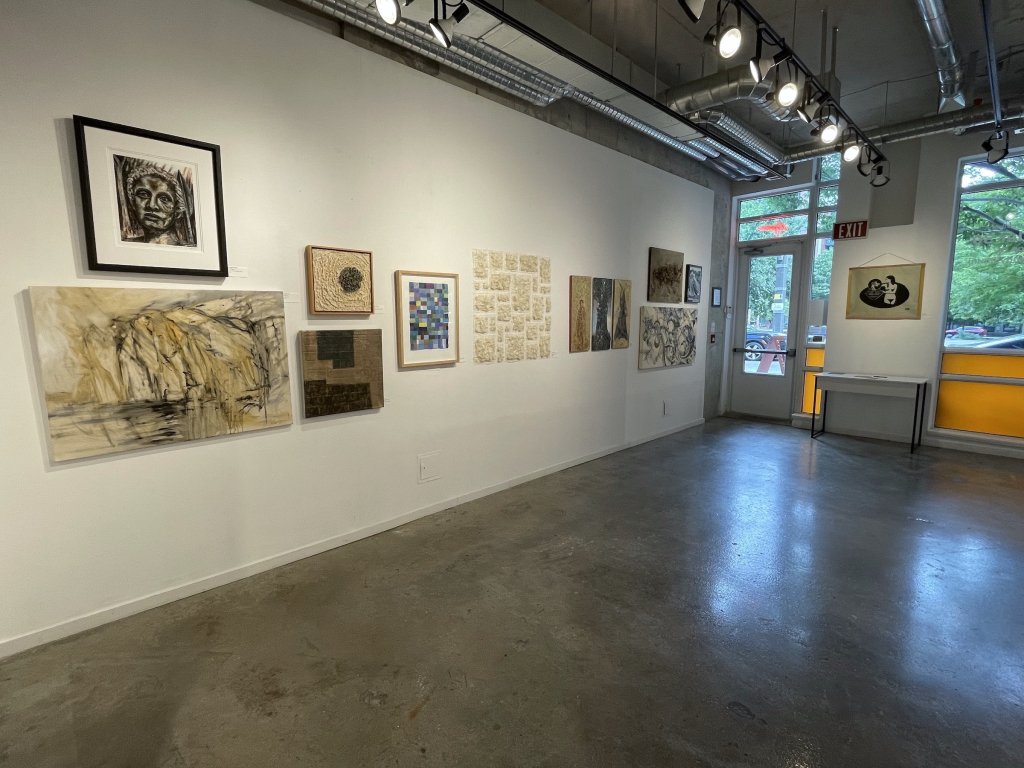 Installation view of Propeller 30 at Propeller Art Gallery